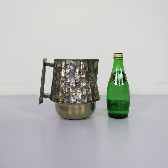 1960s Attributed to Los Castillo Taxco Silver Plated Pitcher For Sale - Image 9 of 17