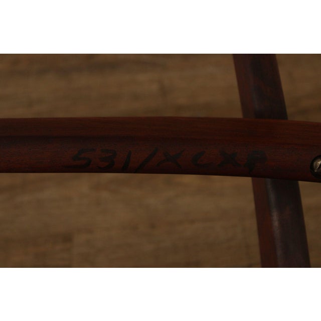 Mid Century Modern Glass Top Walnut Coffee Table For Sale - Image 18 of 18