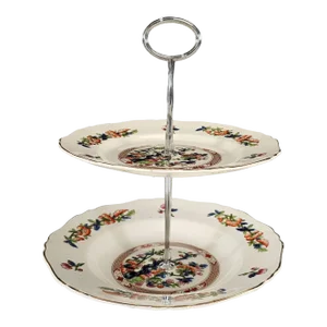Indian Tree Cake Plate Stand Tower
