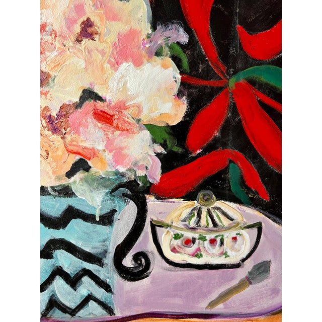 "My Matisse #2" Original Fauvist Expressionist Acrylic Painting by Sandy Welch For Sale