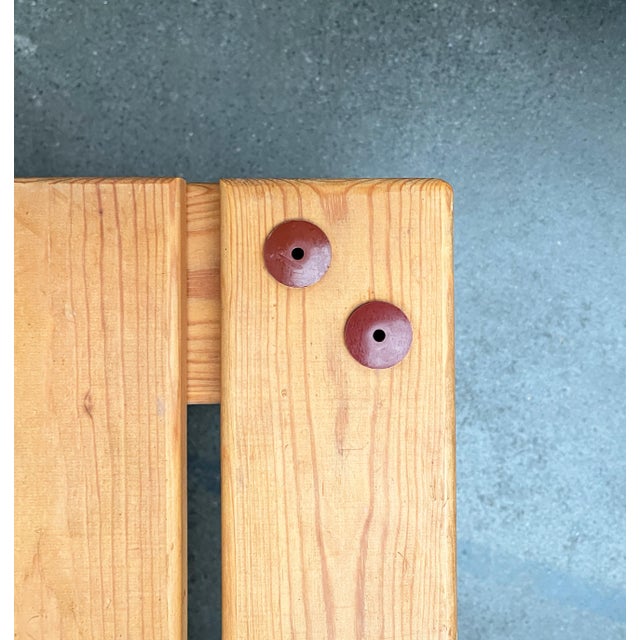 Vintage Pinewood and Plastic Outdoor Couch Table, 1970s For Sale - Image 18 of 18