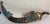 Antique Tibetan Ritual Dagger With Silver, Turquoise Blue Enamel and Dragon For Sale - Image 4 of 18