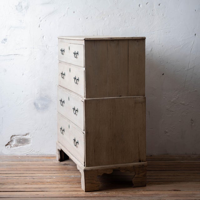 Wood Georgian Oak Chest-on-Chest, c.1780 For Sale - Image 7 of 18