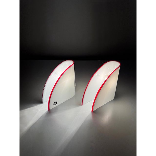 Murano Glass Table Lamps, Italy, 1970s, Set of 2 For Sale - Image 6 of 16