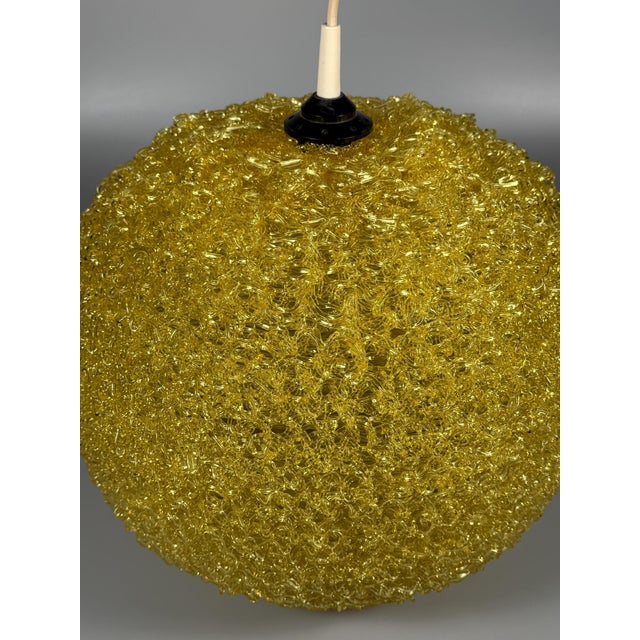 Space Age Spaghetti Style Acrylic Globe Pendant Lamp, 1970s For Sale - Image 12 of 18