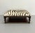 Vintage Zebra Hide Nailhead Ottoman For Sale In West Palm - Image 6 of 7