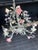 Shabby Chic Ceramic Rose Chandelier For Sale - Image 3 of 4