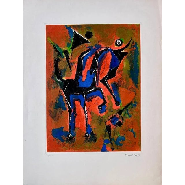 1970s Marino Marini, The Jugglers, 1978, Etching For Sale - Image 5 of 5