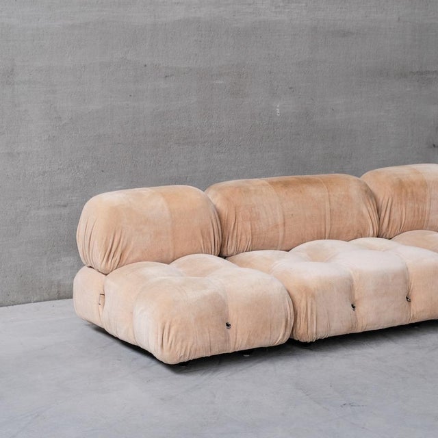 A five piece modular sofa by mario bellini for b&b italia. italy, c1970s, not a contemporary edition. infamous...