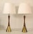 Modern Swedish Teak and Brass Table Lamps, Made in Denmark for Bergboms, Set of 2 For Sale - Image 6 of 13