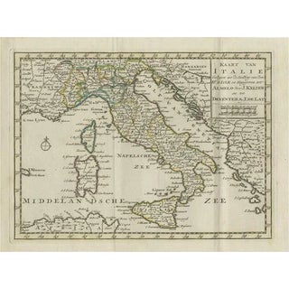 Antique Map of Italy by Keizer & De Lat, 1788 For Sale