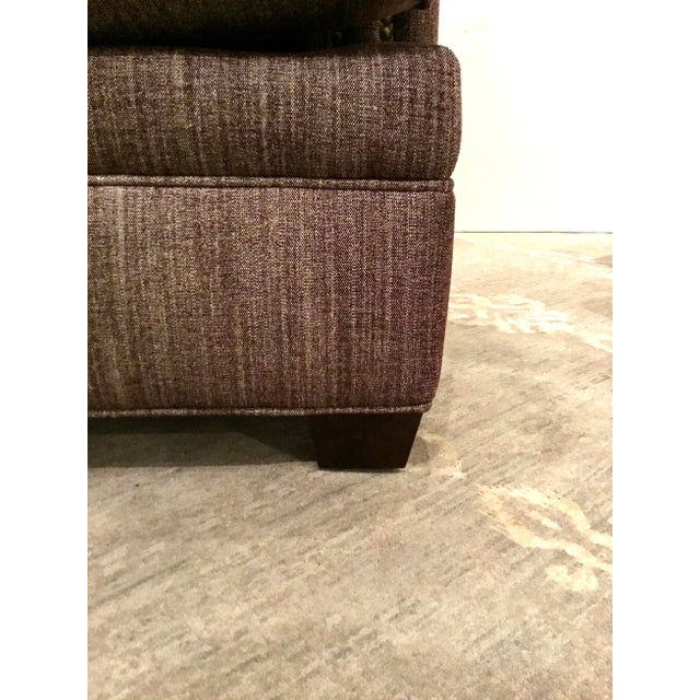 Modern Caracole Modern Plum Club Chair For Sale - Image 3 of 6