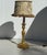 Mid 19th Century Signed French Louis XV Style Boudoir Lamp With Fortuny Shade For Sale - Image 10 of 16