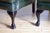 Mid 20th Century Pair of George Smith Style Leather Armchairs and Ottoman For Sale - Image 9 of 10