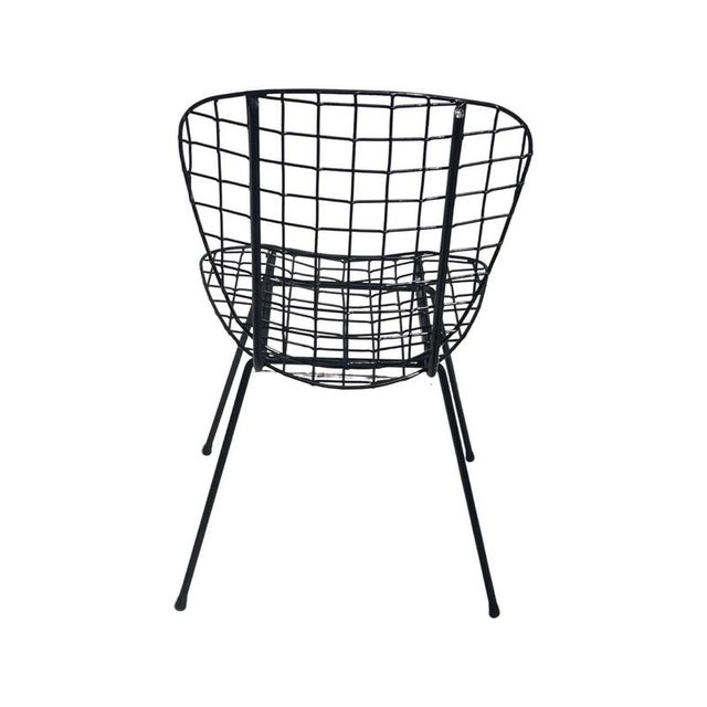 Vintage Wire Outdoor Chair, Holland For Sale - Image 4 of 10