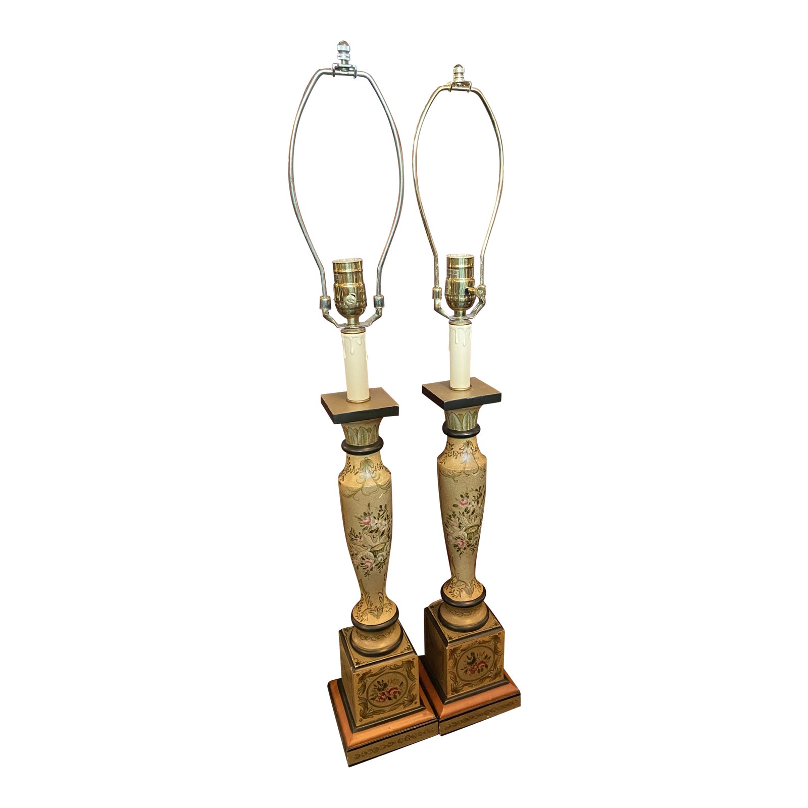 1980s Bradburn Gallery Lamps - a Pair | Chairish