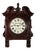 Large Industrial Mahogany Clock For Sale