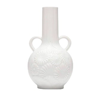 Biscuit Porcelain Vase from AK Kayser, 1960s For Sale