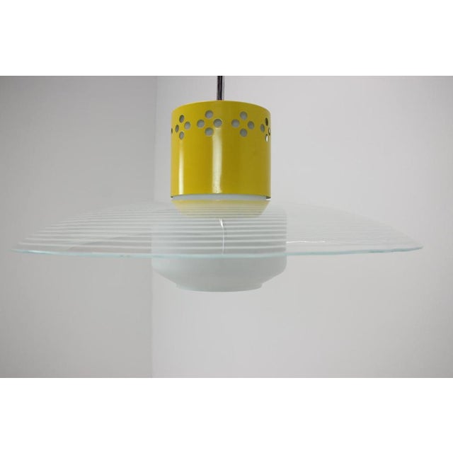 1970s Mid-Century Glass Pendant, 1970s For Sale - Image 5 of 15