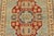 2020s Kazak Rug 4′ X 5’11” Blue Wool Tribal Hand-Knotted Oriental Carpet For Sale - Image 5 of 12