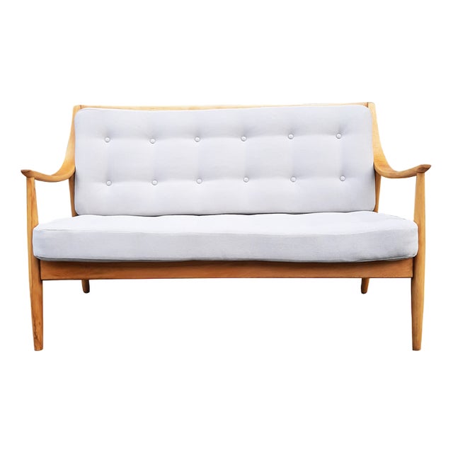2-Seater Sofa attributed to Peter Hvidt and Orla Mølgaard-Nielsen for France & Søn / France & Daverkosen, 1950s For Sale