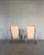 Designer unknown Italy 1950s H 84cm W 59cm D 67cm Elegant, architectural lines with beautiful organic patina. The perfect...