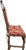Late 19th century French Renaissance style carved fruitwood chairs. Featuring barely twist legs and carvings in the chair...