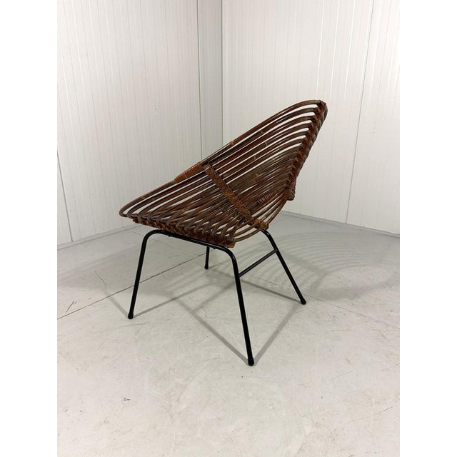 Rattan Easy Chairs attributed to Rohé Noordwolde Netherlands 1960s, Set of 2 For Sale - Image 13 of 18