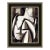 Abstract Figure Framed Art Print by David Phoenix For Sale