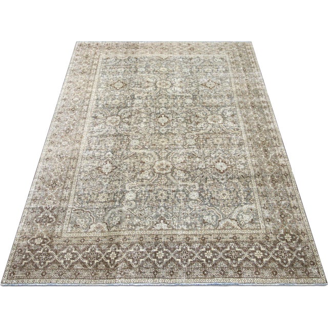 1940s 1940s Persian Tabriz Rug For Sale - Image 5 of 6