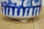 Antique 19th C Chinese Porcelain Blue & White Brush Pot Cachepot Flower Planter For Sale - Image 9 of 9