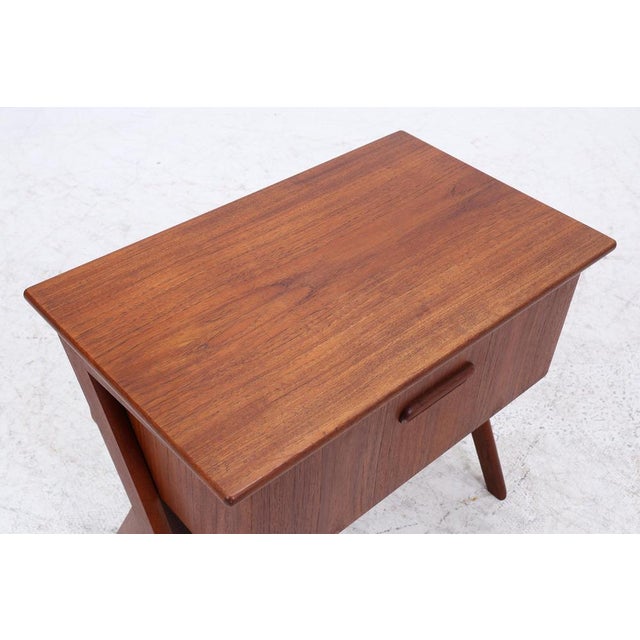 Mid-Century Danish Teak Sewing Box, 1960s For Sale - Image 6 of 15