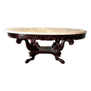 Carlton McLendon Victorian Paula Stevens Coffee Table For Sale