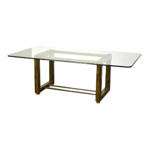 Bernhard Rohne for Mastercraft Acid Etched Dining Table