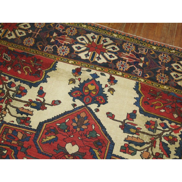 Tribal Antique Bakhtiari Rug For Sale - Image 14 of 18