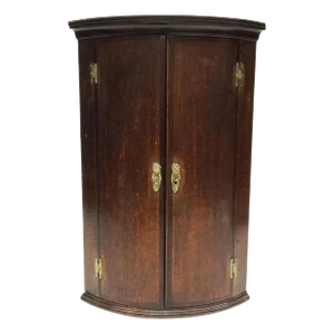 19th Century Oak Hanging Corner Cupboard