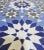 100 % glazed round. Moroccan mosaic table measuring approximately 27″ in diameter and 29" hight. Ankboutia pattern. For...