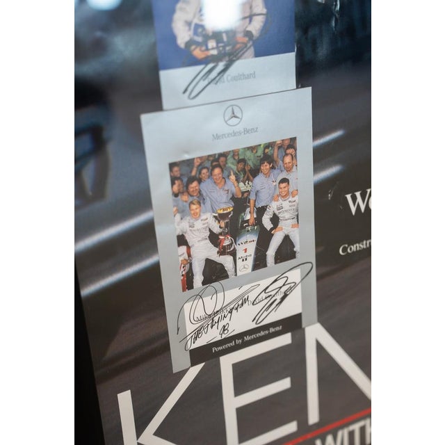 West McLaren Mercedes FIA Formula 1 Poster, 1998 For Sale - Image 6 of 14