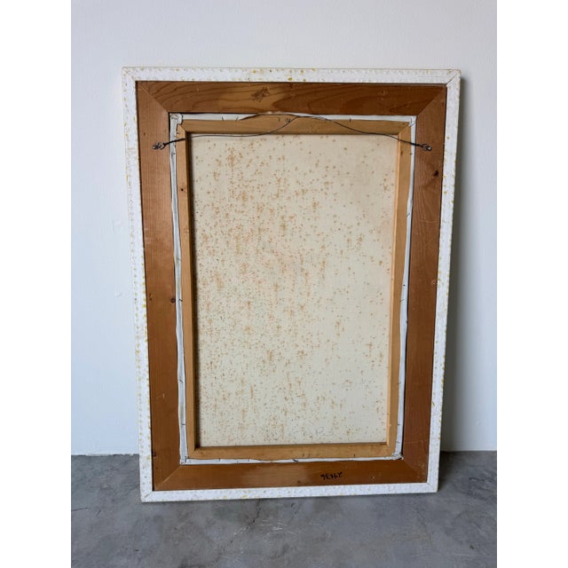 1970s Vintage Impressionist Nude Portrait Oil on Canvas Painting by Daisy For Sale - Image 12 of 12