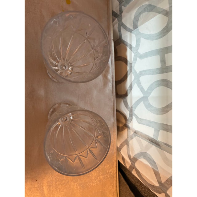 The glasses were manufactured by Godinger, with production running approximately from 2007 to 2019.