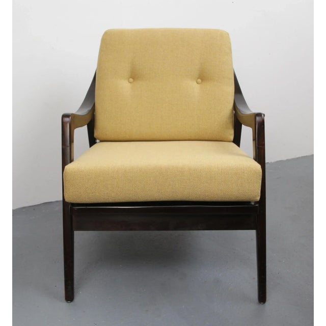 Armchair with Yellow Cushions, 1950s For Sale - Image 17 of 17