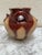 Cinnamon Vintage Rustic Drip Glaze Dragonfly Vessel For Sale - Image 8 of 8