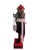 Shabby Chic Mouse King Nutcracker 24 Tall No Box Guc Wood Faux Fur For Sale - Image 3 of 7