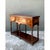 Campaign Vintage Double Sided Campaign Console Table For Sale - Image 3 of 12