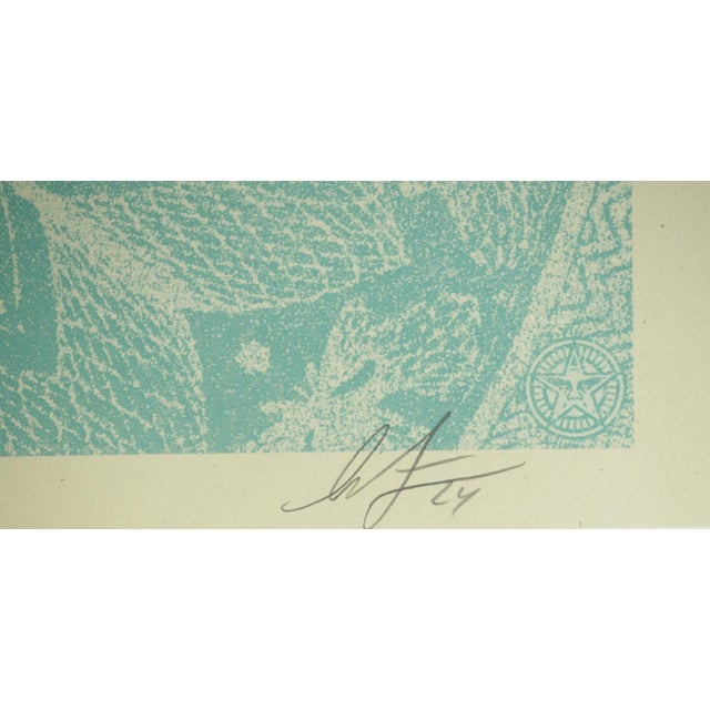 Shepard Fairey (Obey), Tear Flame, Original Signed Silkscreen Print For Sale - Image 6 of 7