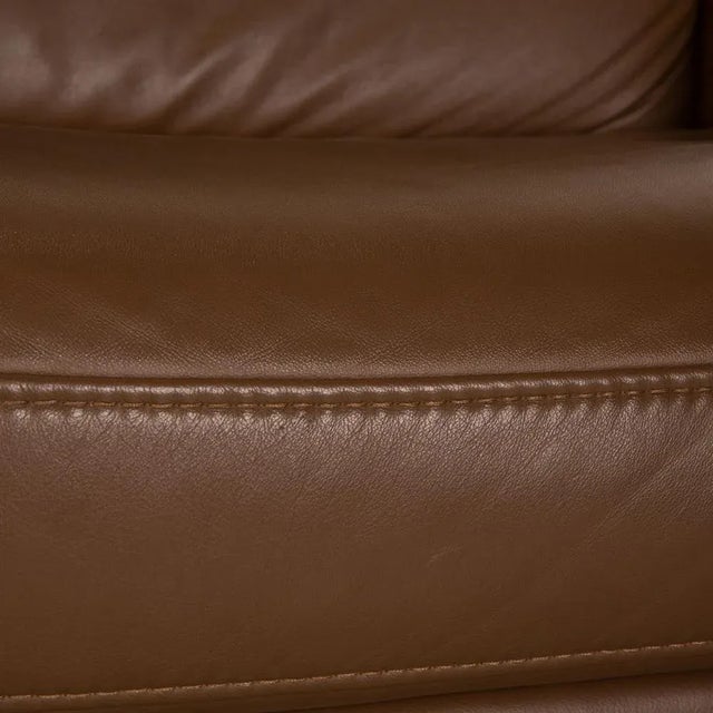 Maestra 2-Seater Sofa in Brown Leather from Mondo For Sale - Image 4 of 9