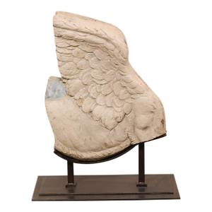 Antique Animal Wing Architectural Fragment