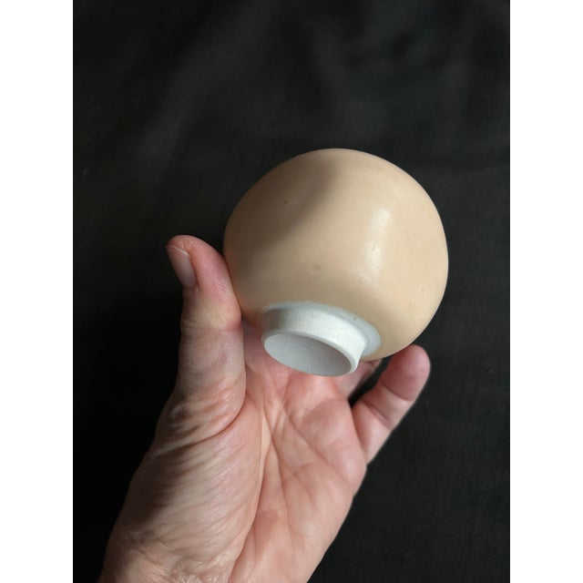 Vintage Late 1980's Julie Thompson Post Modern Handmade Pottery Perfume Bottle For Sale - Image 10 of 15