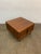 Brown 1960s Minimal walnut side table For Sale - Image 8 of 13