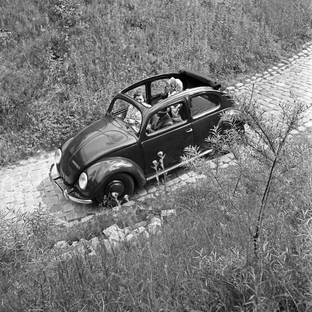 1930s Driving Through Mountains in the Volkswagen Beetle, Germany, 1939, Printed 2021 For Sale - Image 5 of 5